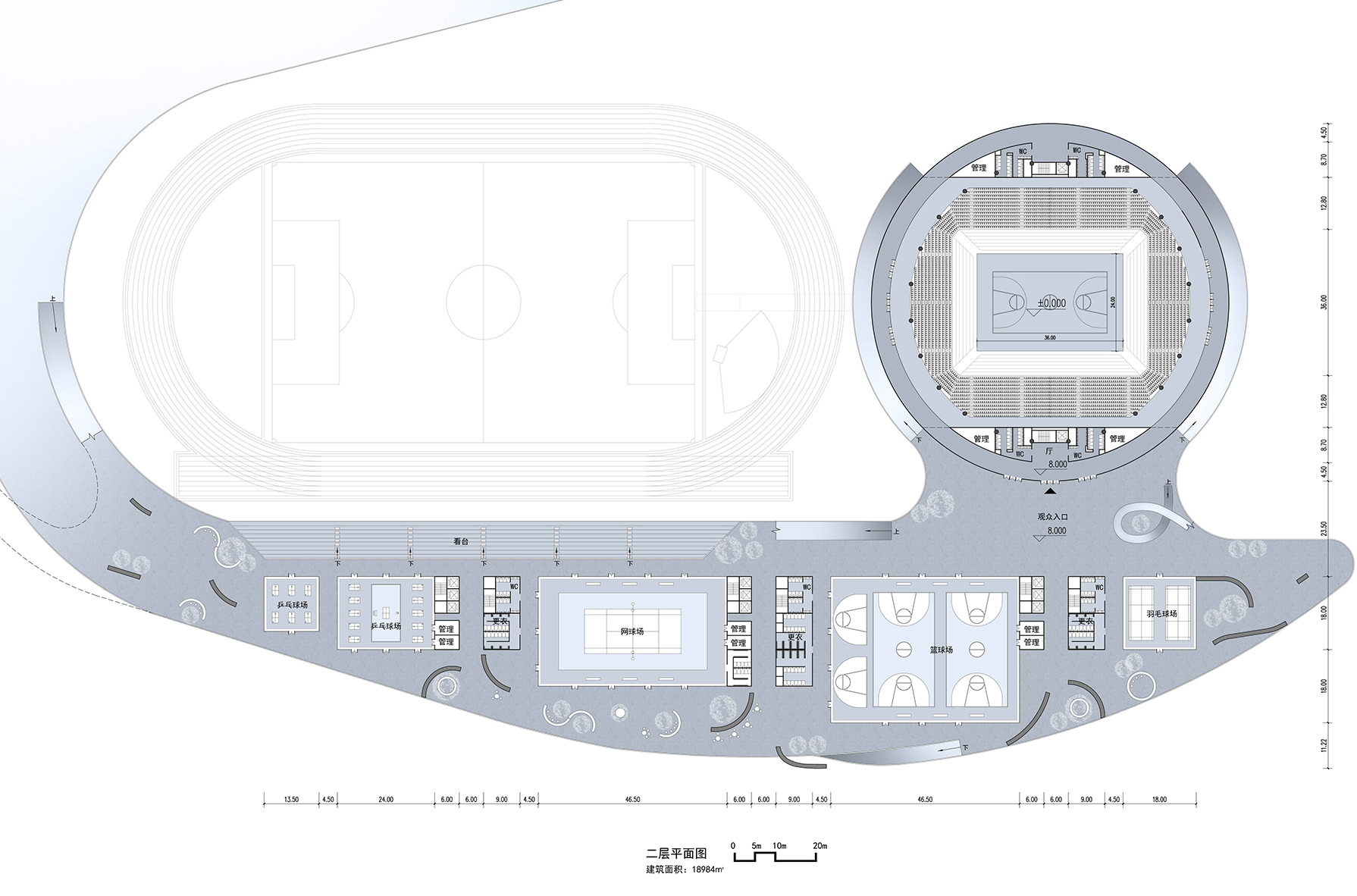 汤桦建筑设计一等奖方案：三亚崖州湾科技城文体中心（深海博物馆及体育中心）-64