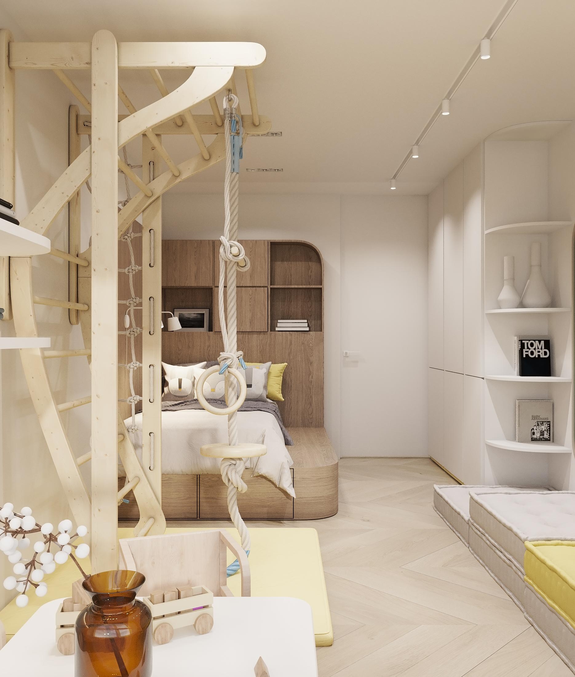 舒适的木质元素140平简约私宅！ | Paintit-31