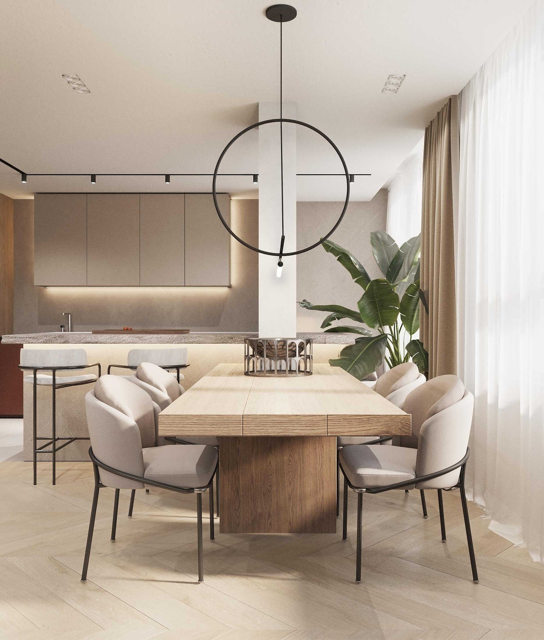 舒适的木质元素140平简约私宅！ | Paintit-5