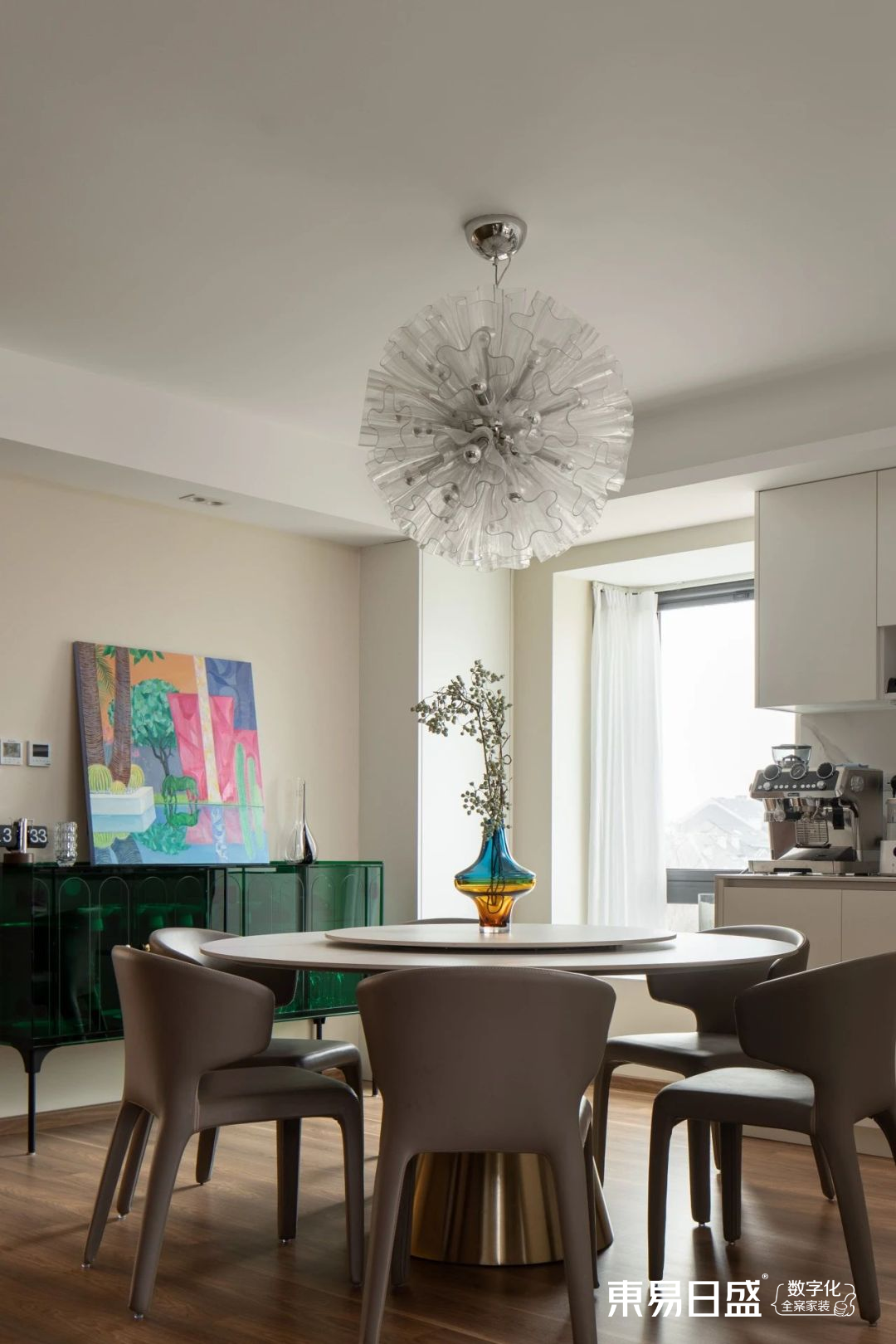 280平现代风复式装修，新中式元素巧妙融合，档次瞬间翻倍-37