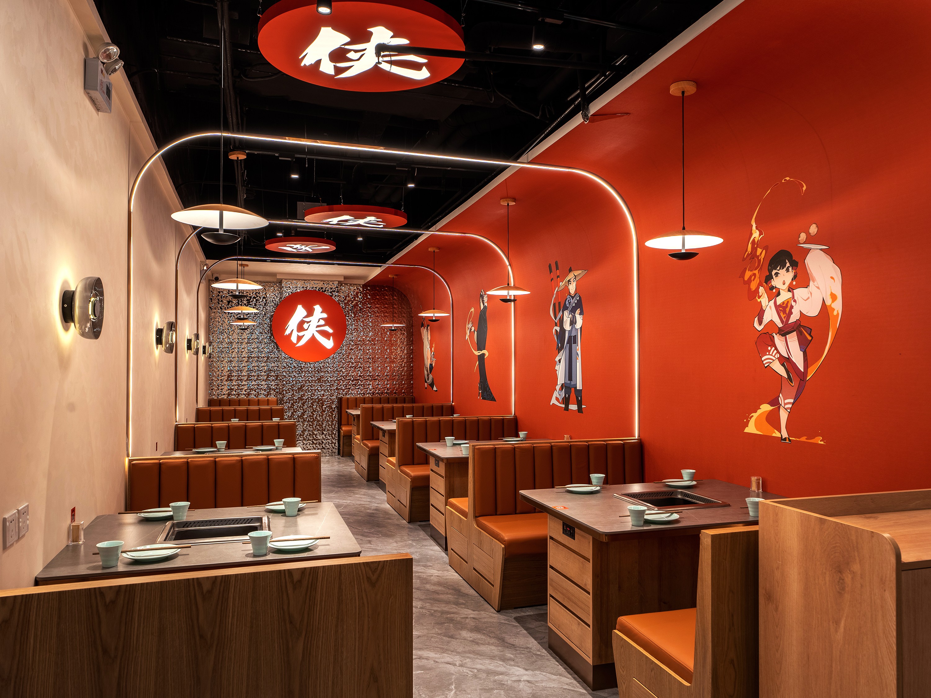 渝四侠重庆火锅丨中国青岛丨千及设计-14
