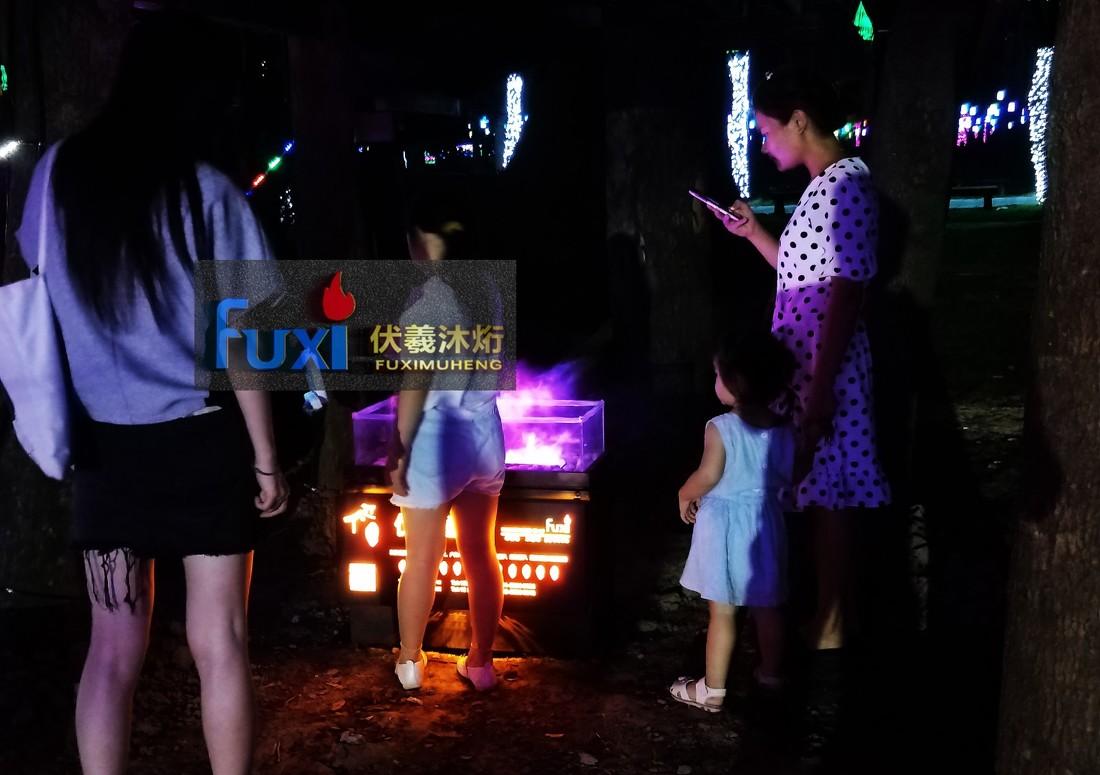 魔都嘉定小灶村梦幻灯光秀-18