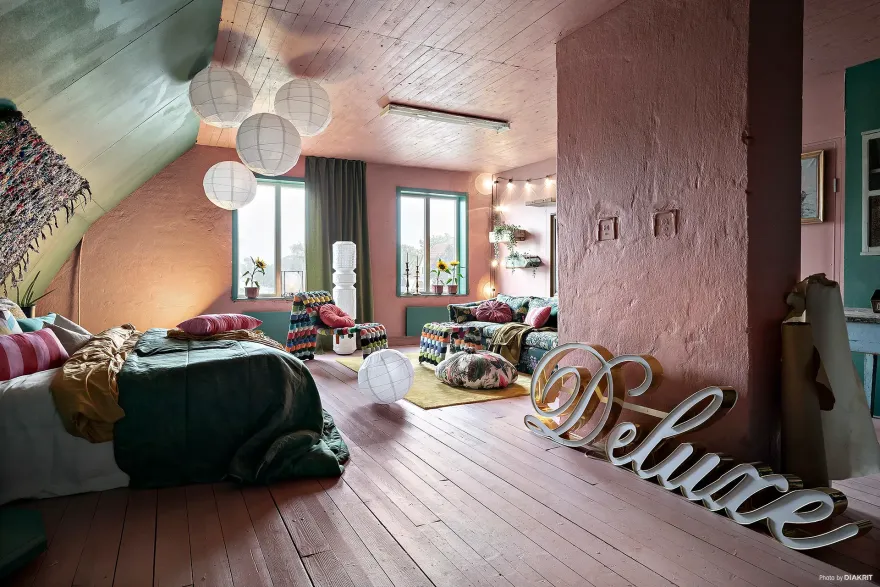 色彩斑斓的百年之家 | 独特的波希米亚风格室内设计-22