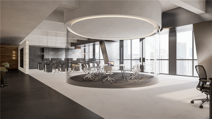 人文主义复合型办公空间丨中国江苏丨室研空间设计-1