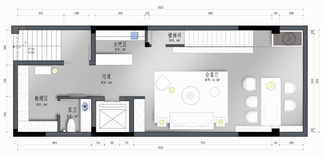 南京涟城别墅丨中国南京丨马蹄莲空间设计-6