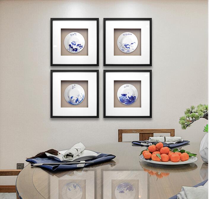新中式禅意立体装饰画客厅玄关卧室沙发床头背景墙软装样板房挂画-6