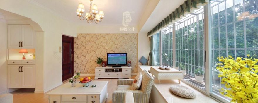 华南理工“莘莘学府”绿荫下 | 旧房翻新成美式乡村风-14