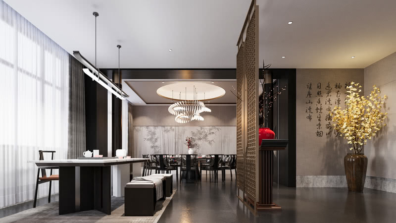 国风酒店餐饮空间设计-3