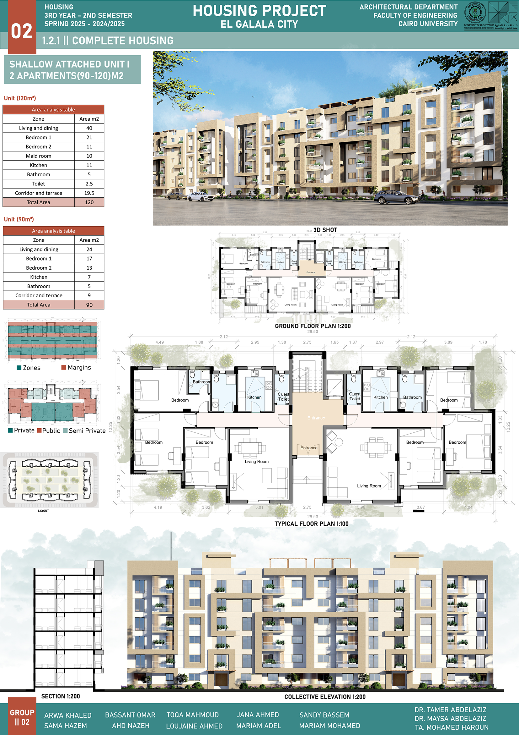 住房项目·埃尔加拉拉市丨开罗大学工程学院建筑系-6