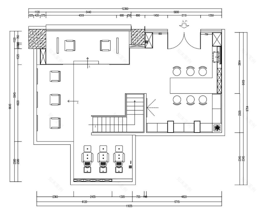 西安 T11 商圈的时尚美发空间 | 打破层高限制,展现极致设计魅力-16