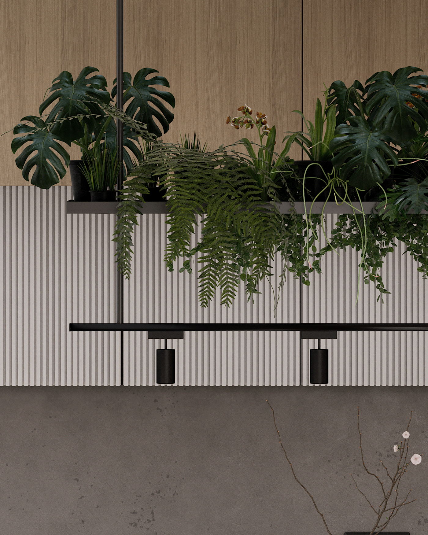 165㎡原木与灰色 打造出超精致的住宅-10