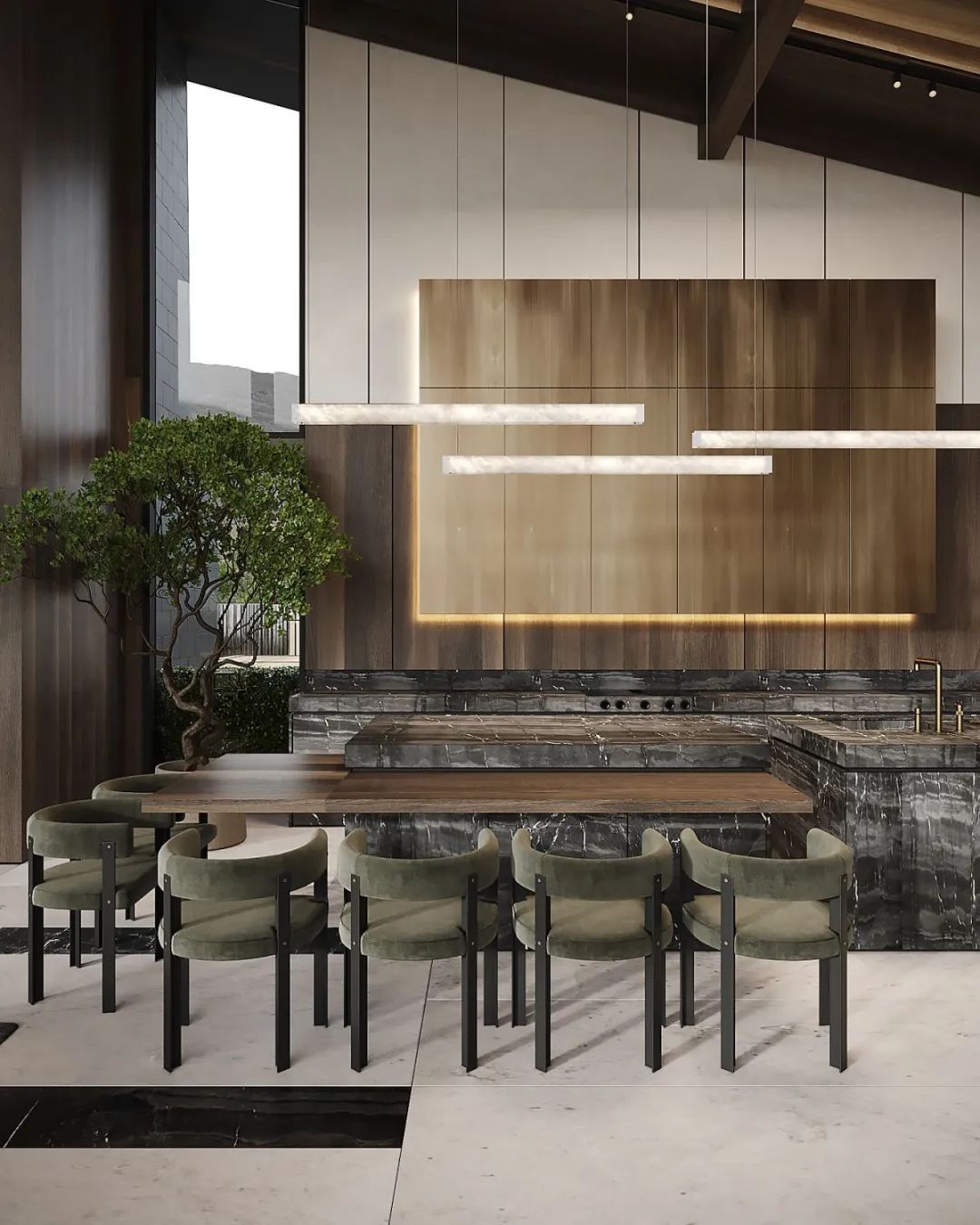 灰色奢华 · 1300㎡大宅设计丨IQOSA Architect-18