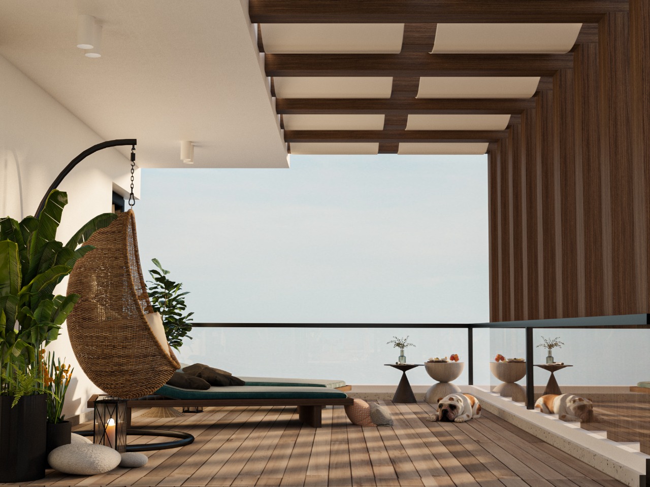 露台和室内阿尔玛扎丨DSDB-2