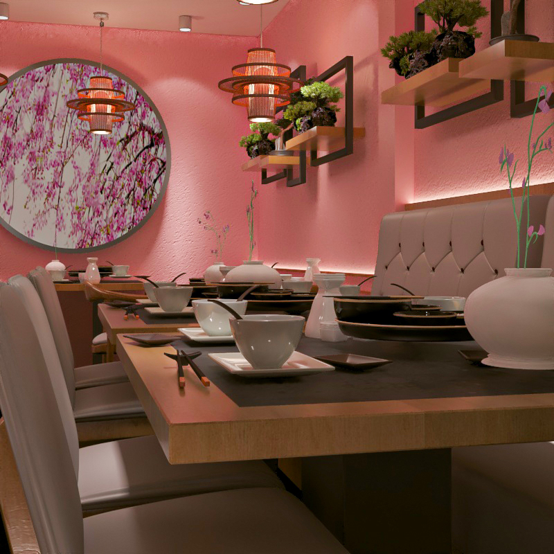 SUSHI RESTAURANT in modern stylle-0