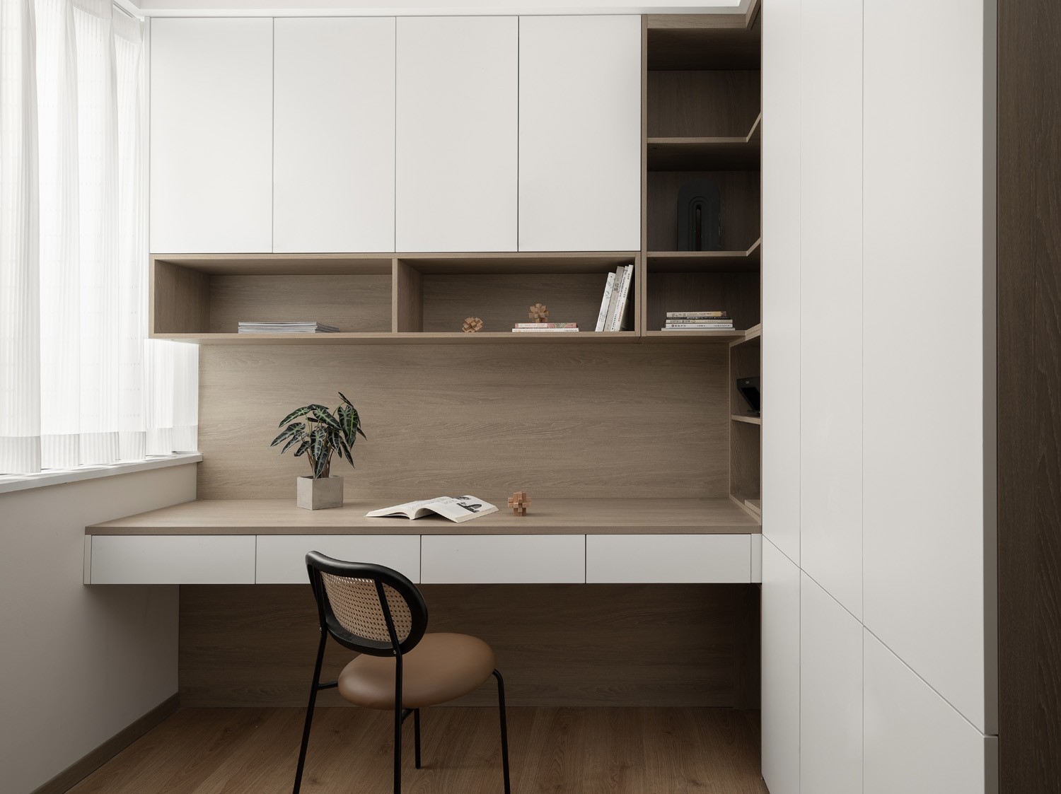 暖色现代风小户型装修案例丨中国重庆丨琢信装饰-17