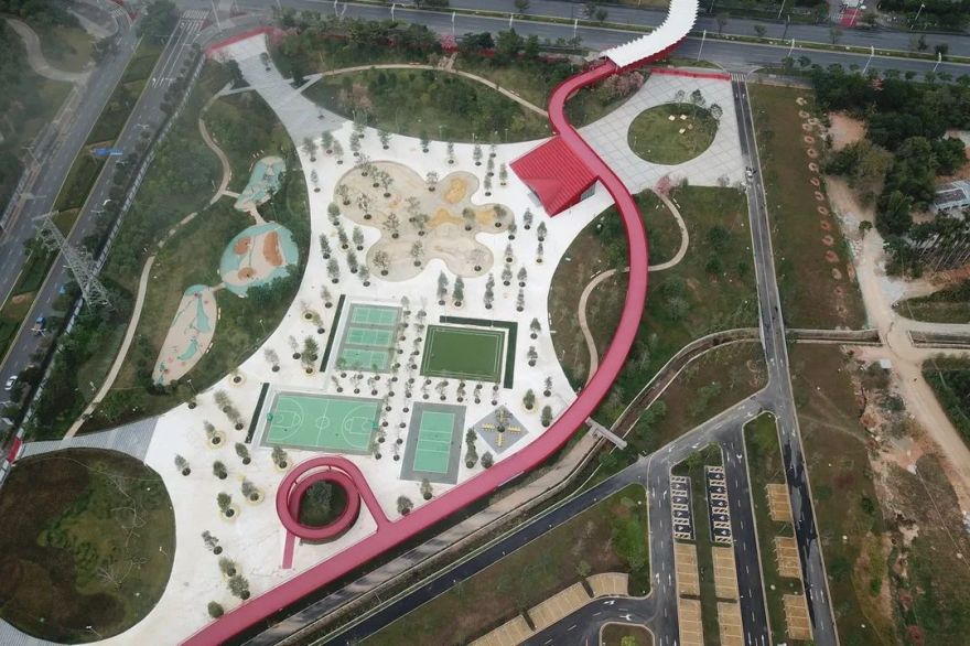 深圳最美“红飘带”绽放 创想湾区生态运动“新生摇篮”-23