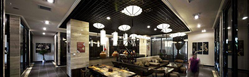 陕西-渭南周和茗茶中式茶秀餐厅设计-8