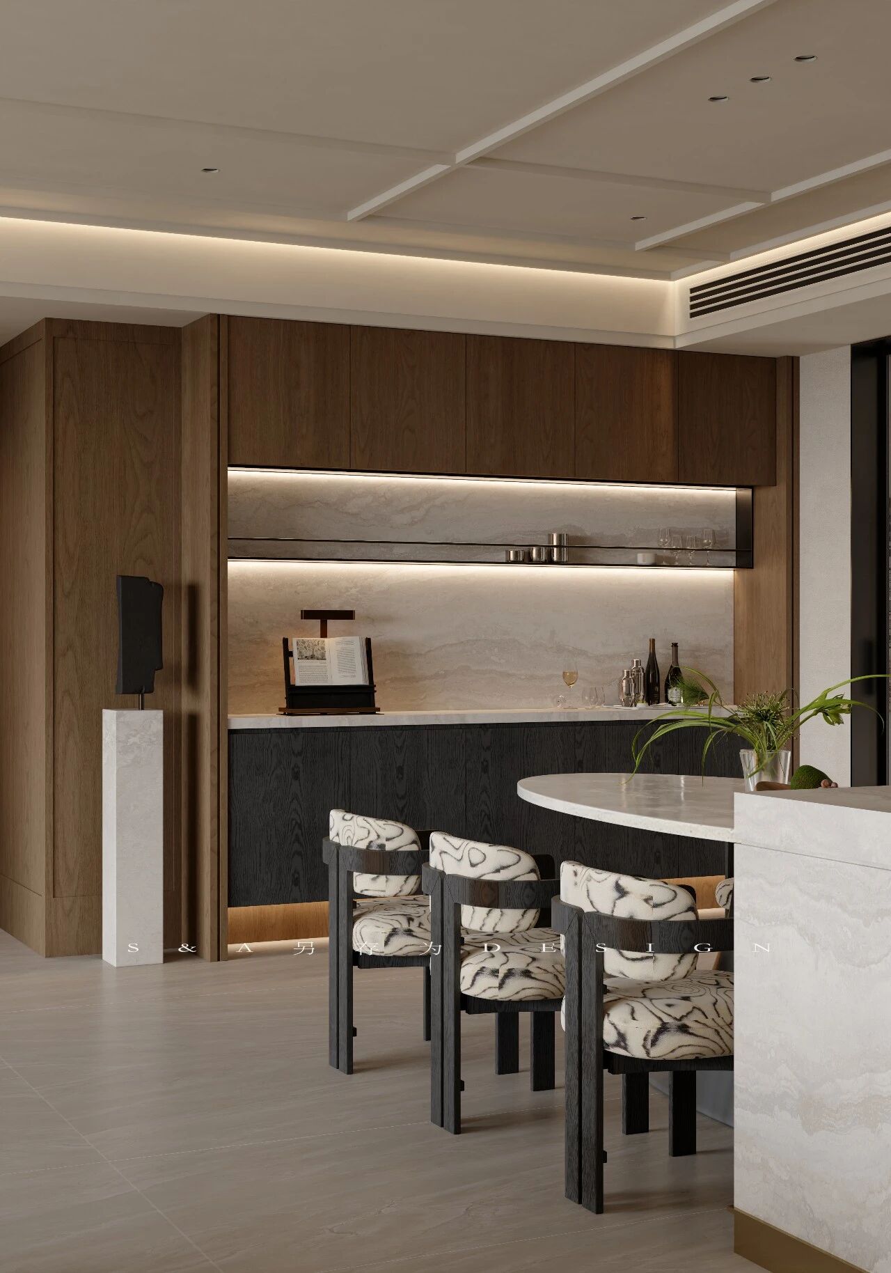 老钱雅韵藏于心，木色勾勒家轮廓丨SA设计-29