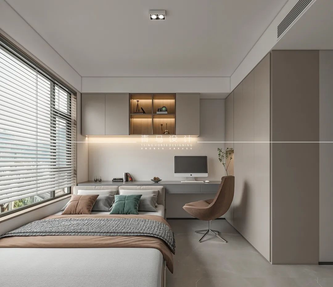 龙湖景粼天序现代简约家居设计丨青马别墅空间设计-54