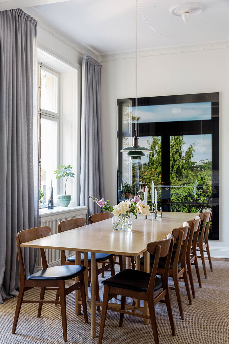 色彩对比的斯德哥尔摩公寓-13