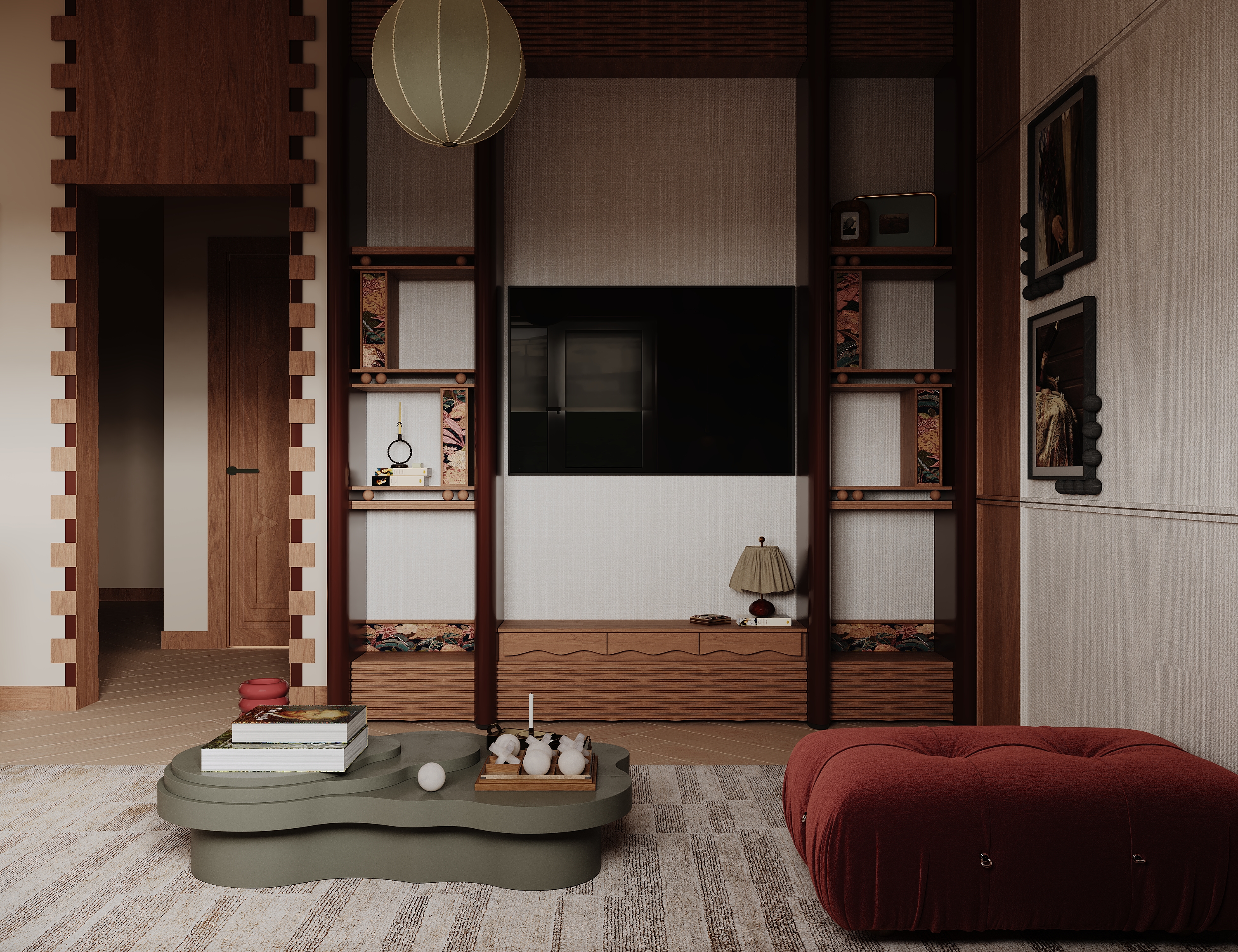 折衷主义中世纪风格酒店套房丨AWAB DESIGNS-10