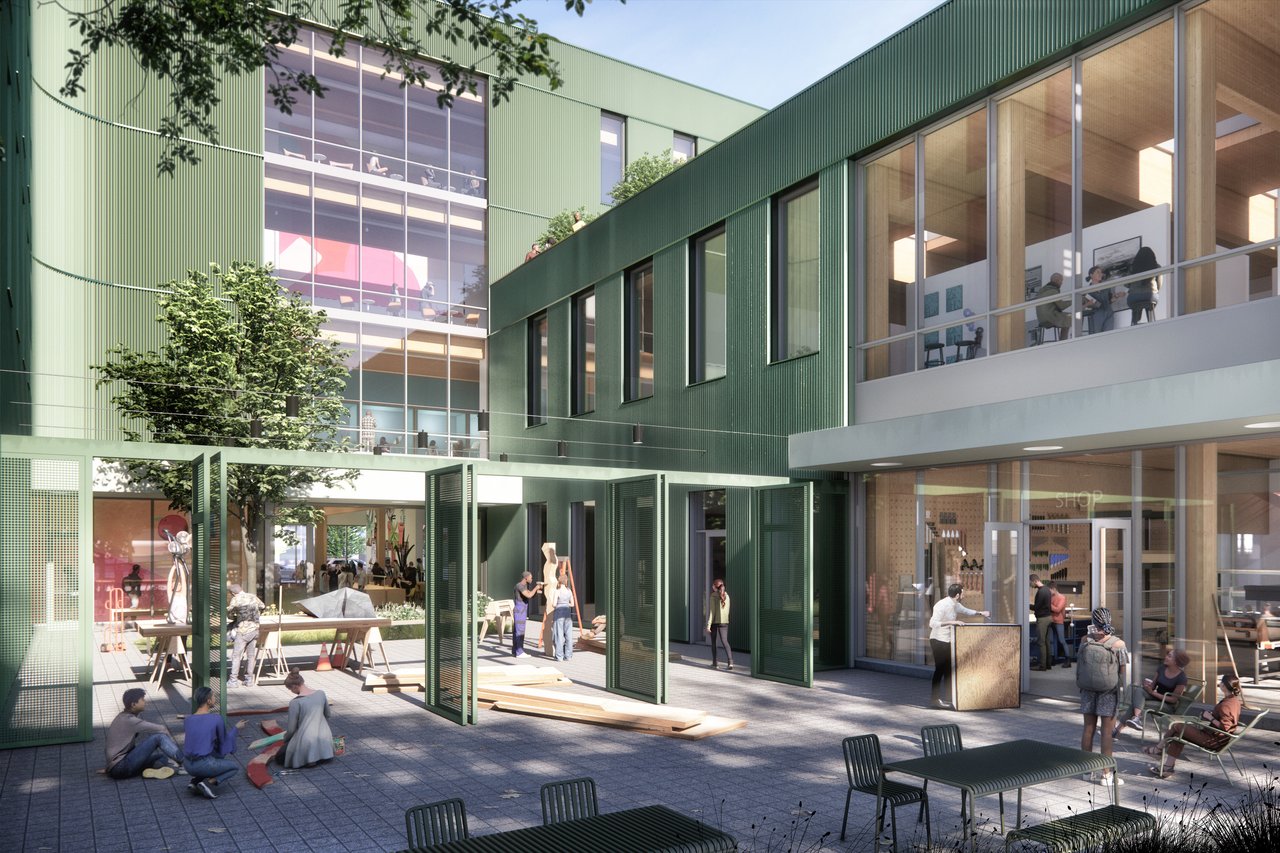 波特兰州立大学施尼策艺术与艺术史及设计学院大楼丨美国波特兰-18