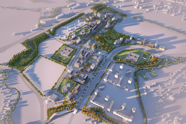 “Притяжение”住宅区总体规划丨俄罗斯丨建筑事务所“А.Лен”-49