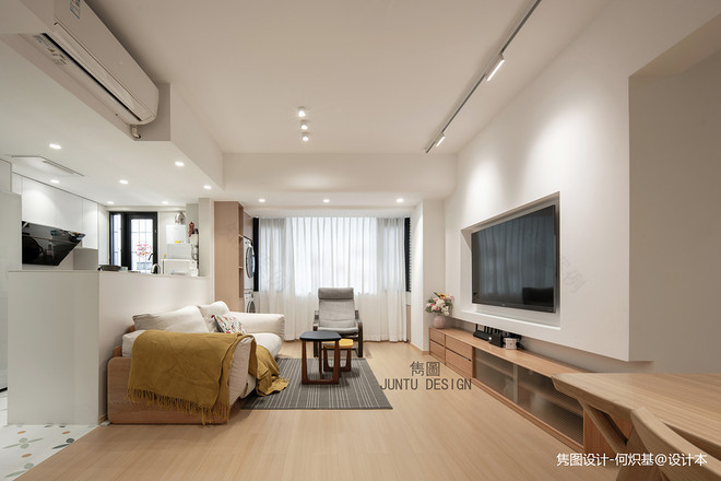 25万元三居91平米装修案例·91㎡日系原木风旧房改造丨葡萄牙万福-21