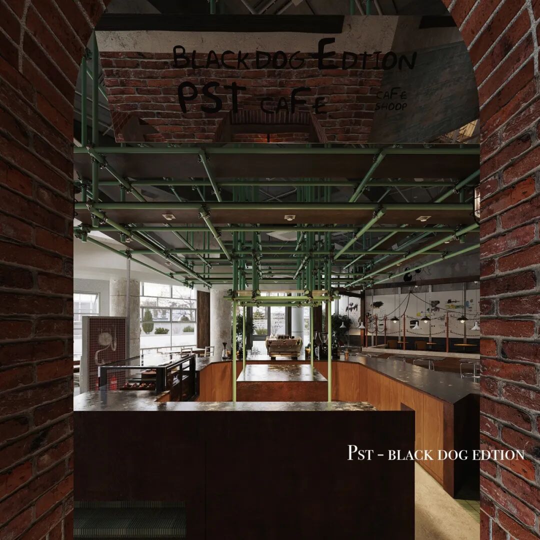 黑犬咖啡馆:停泊在机械时代的航海旧梦 商业空间设计丨YIBEI DESIGN SUZHOU-14