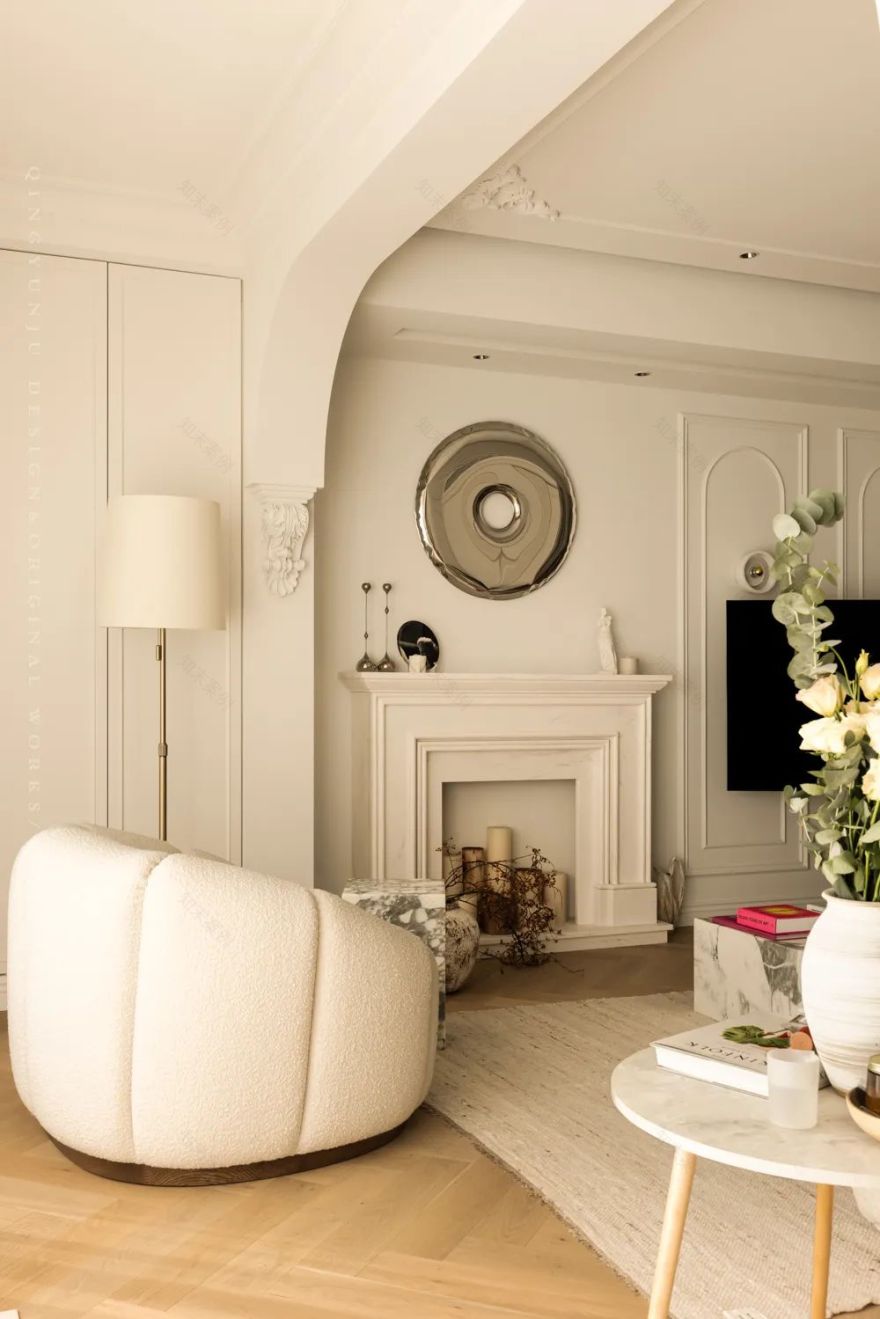 治愈系法式奶油风,住进梦想舒适庭宅-38