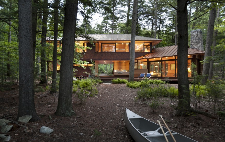 Lakeside Camping in New Hampshire Designed For Three Generations-1