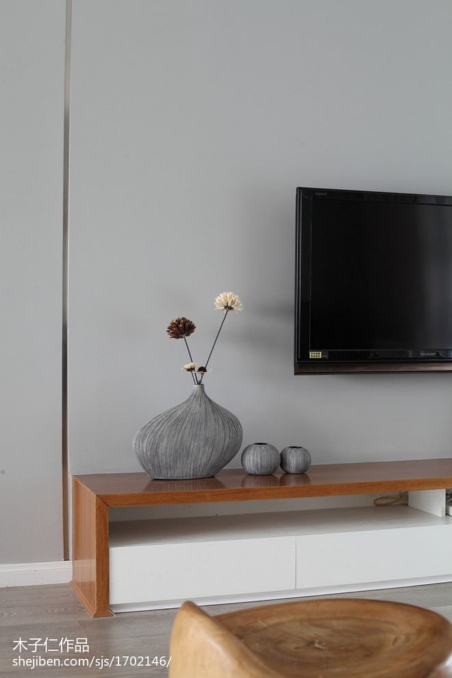 20万元四居及以上100平米装修案例·效果图  极简无双-25