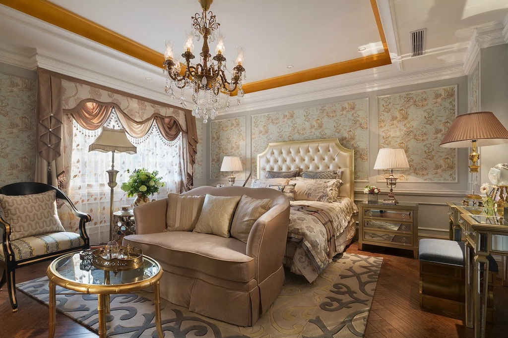 【住宅美式】山东东营万方小区C户型样板间-18