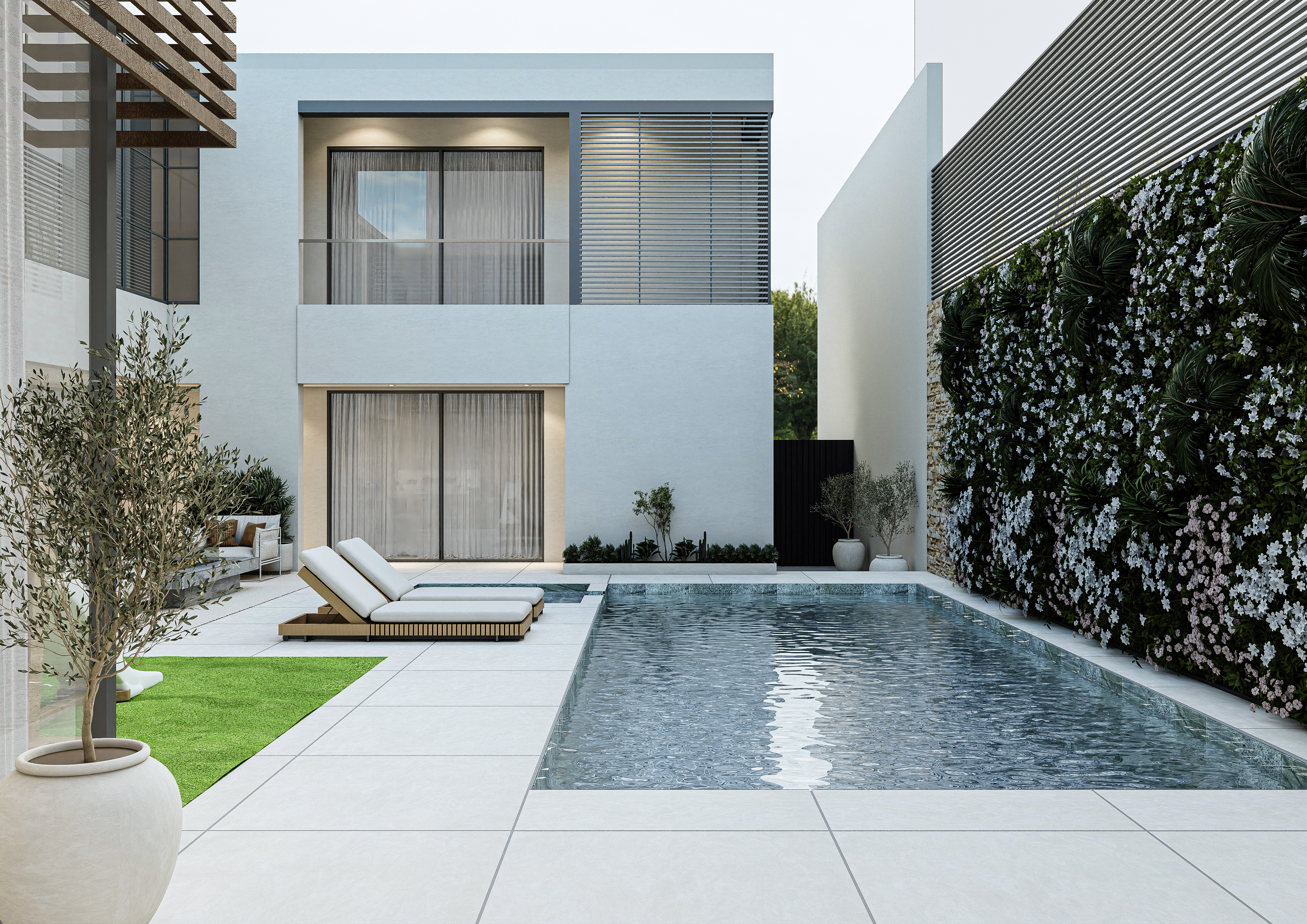 VILLA OUTDOOR DESIGN丨阿联酋 丨ABUDHABI-0