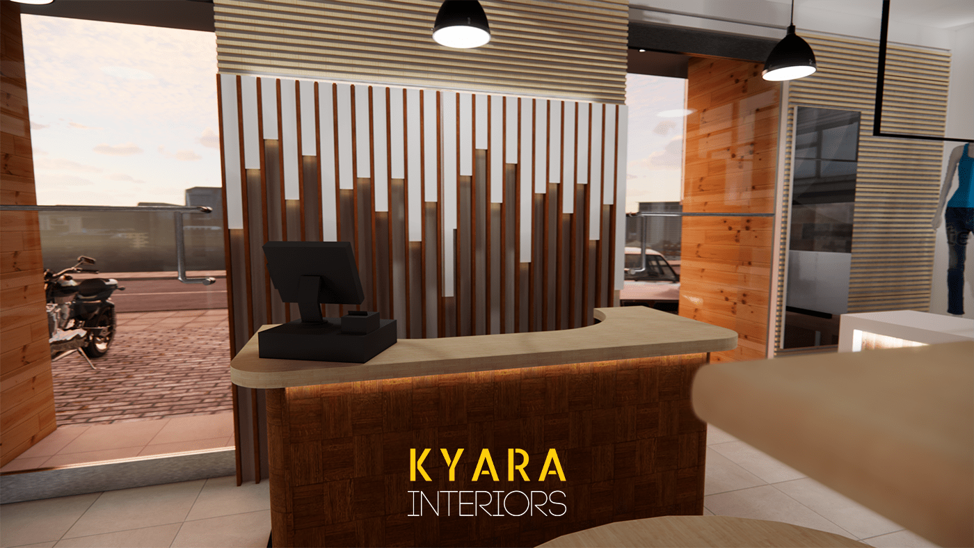 Anastasiya Gushchina丨服装店丨Modern Textile & Denim Shop Interior Design-9