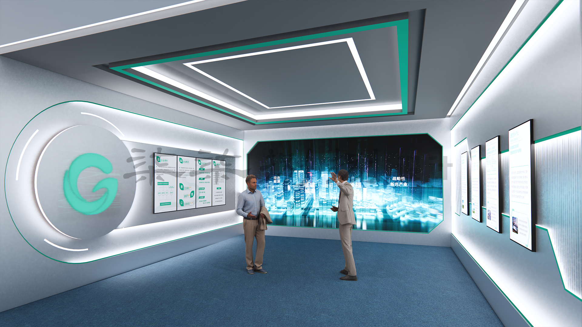 中国绿发总部大堂改造设计  前期方案-4