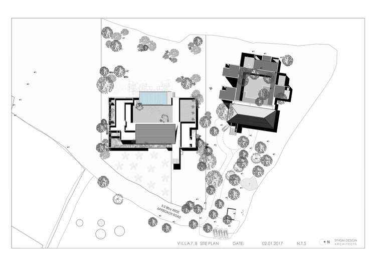 双胞胎别墅 | 红土墙与芒果树的庭院式家园-3
