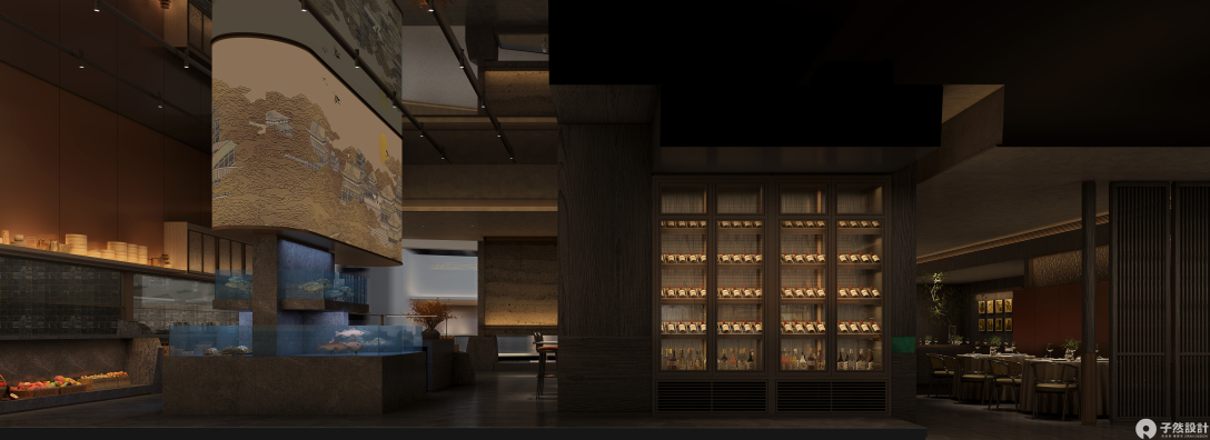 鸽子侯餐厅设计丨中国西安丨子然设计-27