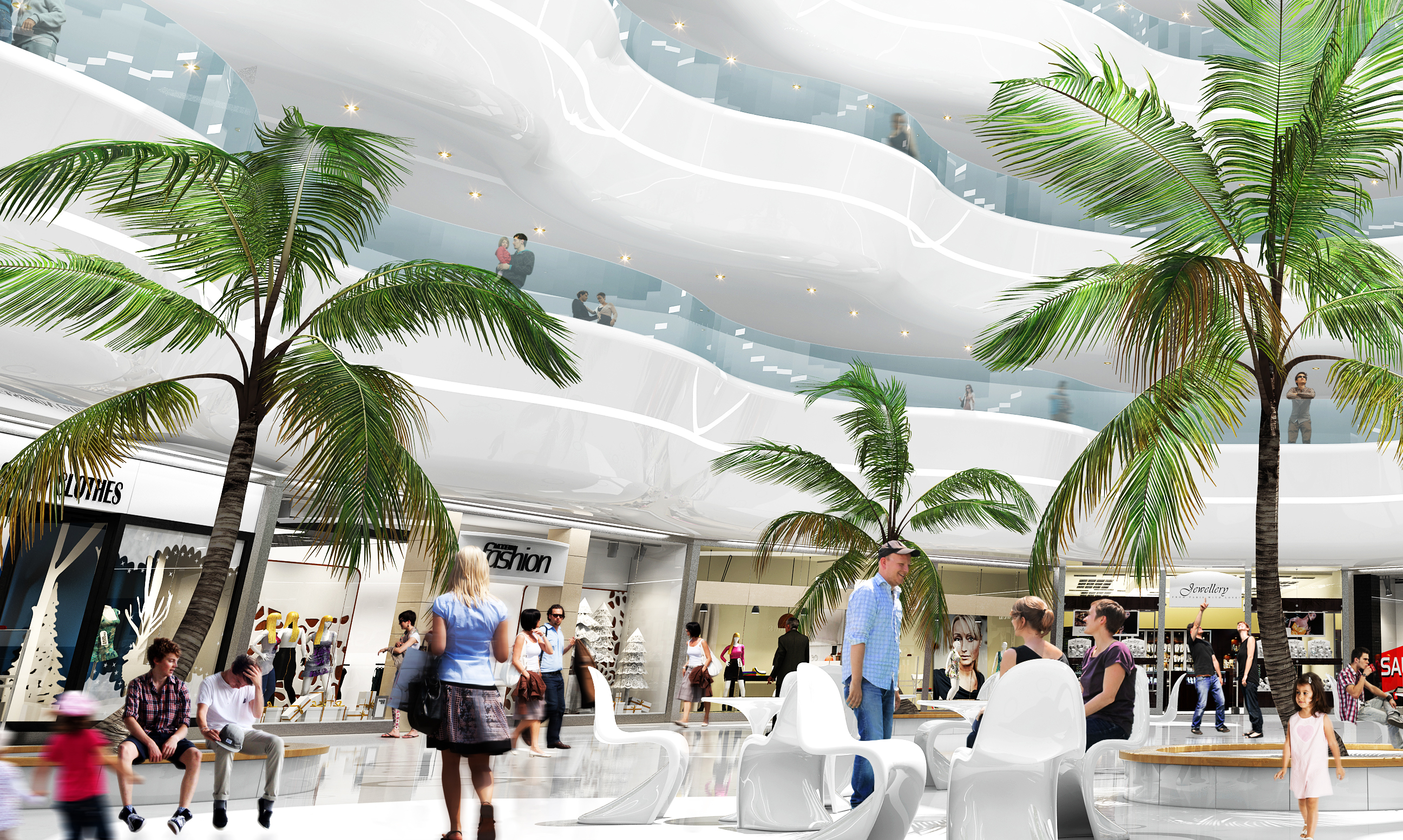 VivoMar · 绿色环保的未来办公餐饮酒店综合体设计-34