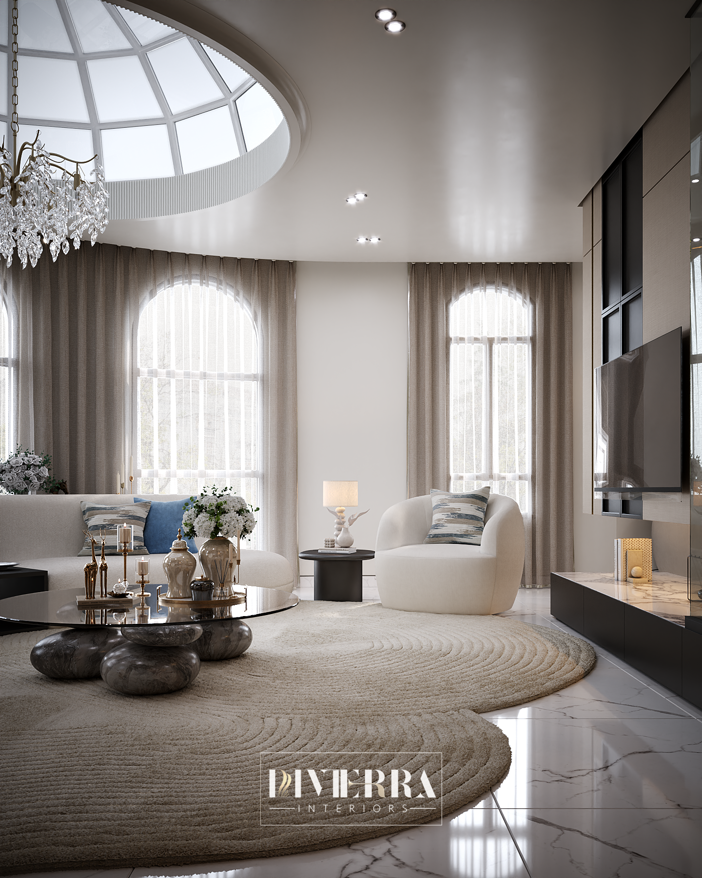 Luxury Family Living Room - Doha-3