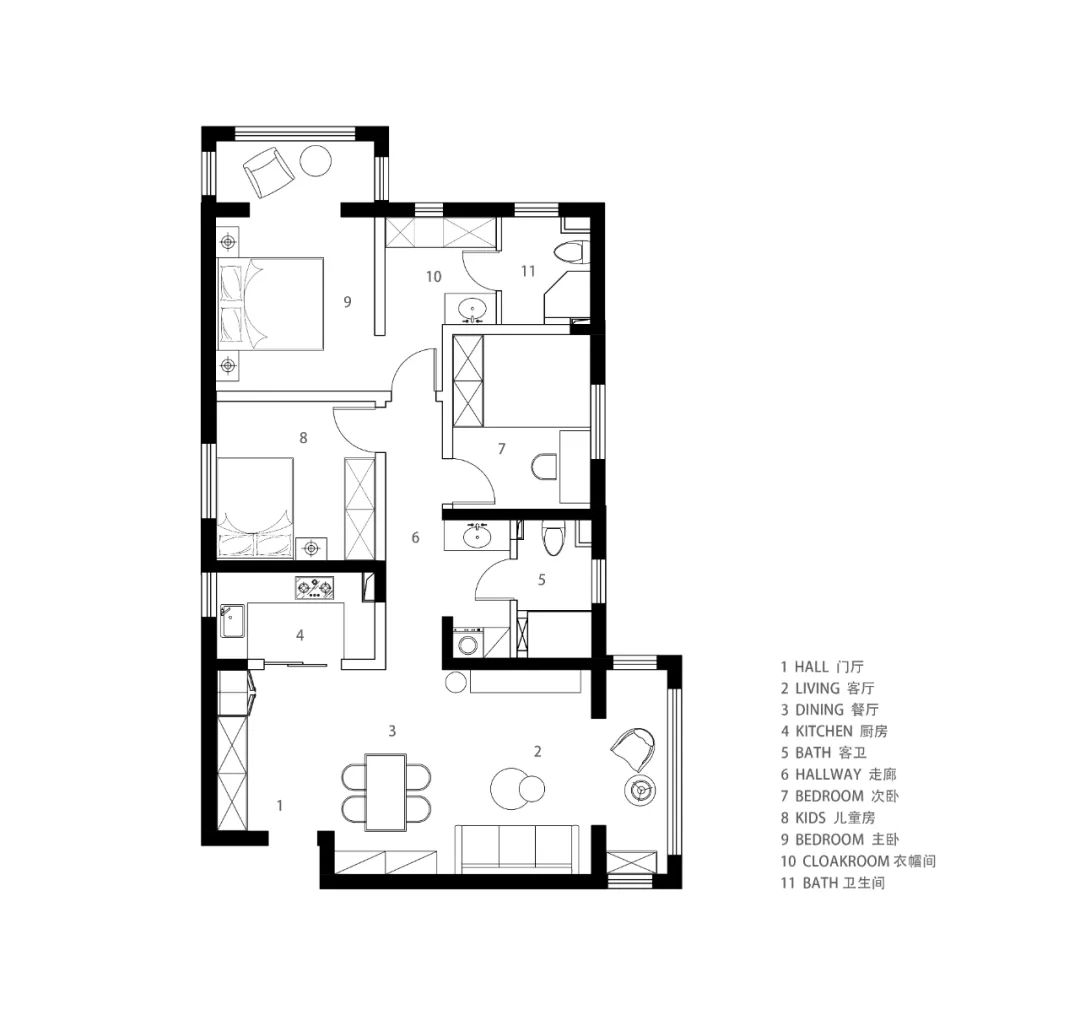 退休父母的温馨家园丨中国西安丨CS Design-56