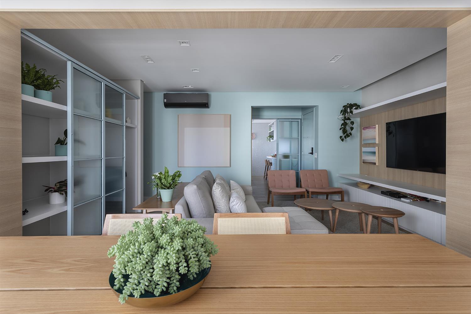 巴西 Domo Life 公寓 | 绿色与木质的和谐共处-3