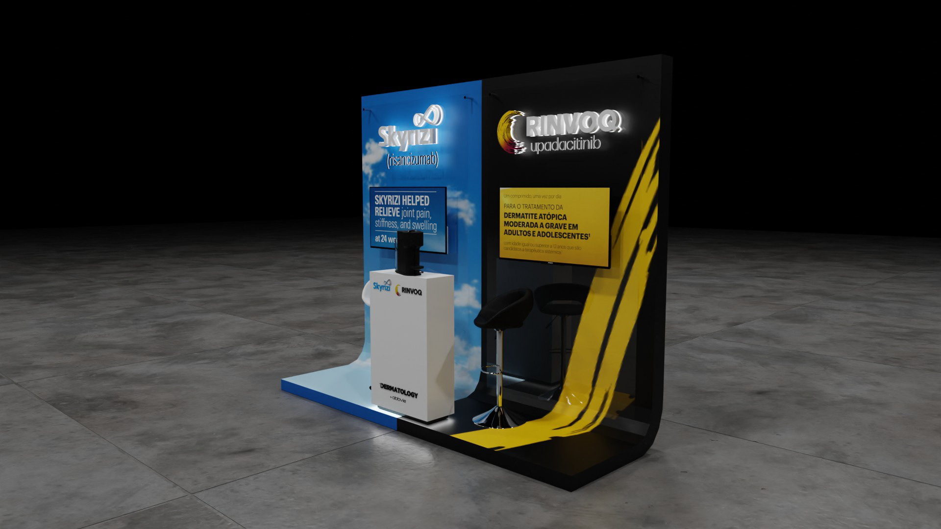 Abbvie 3D 展位设计  概念开发-4