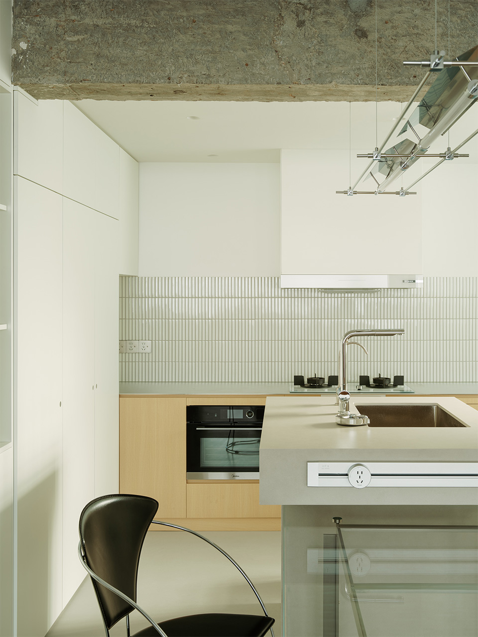 流动的日常:140㎡的双动线住宅丨中国深圳丨FUYUDI STUDIO-49