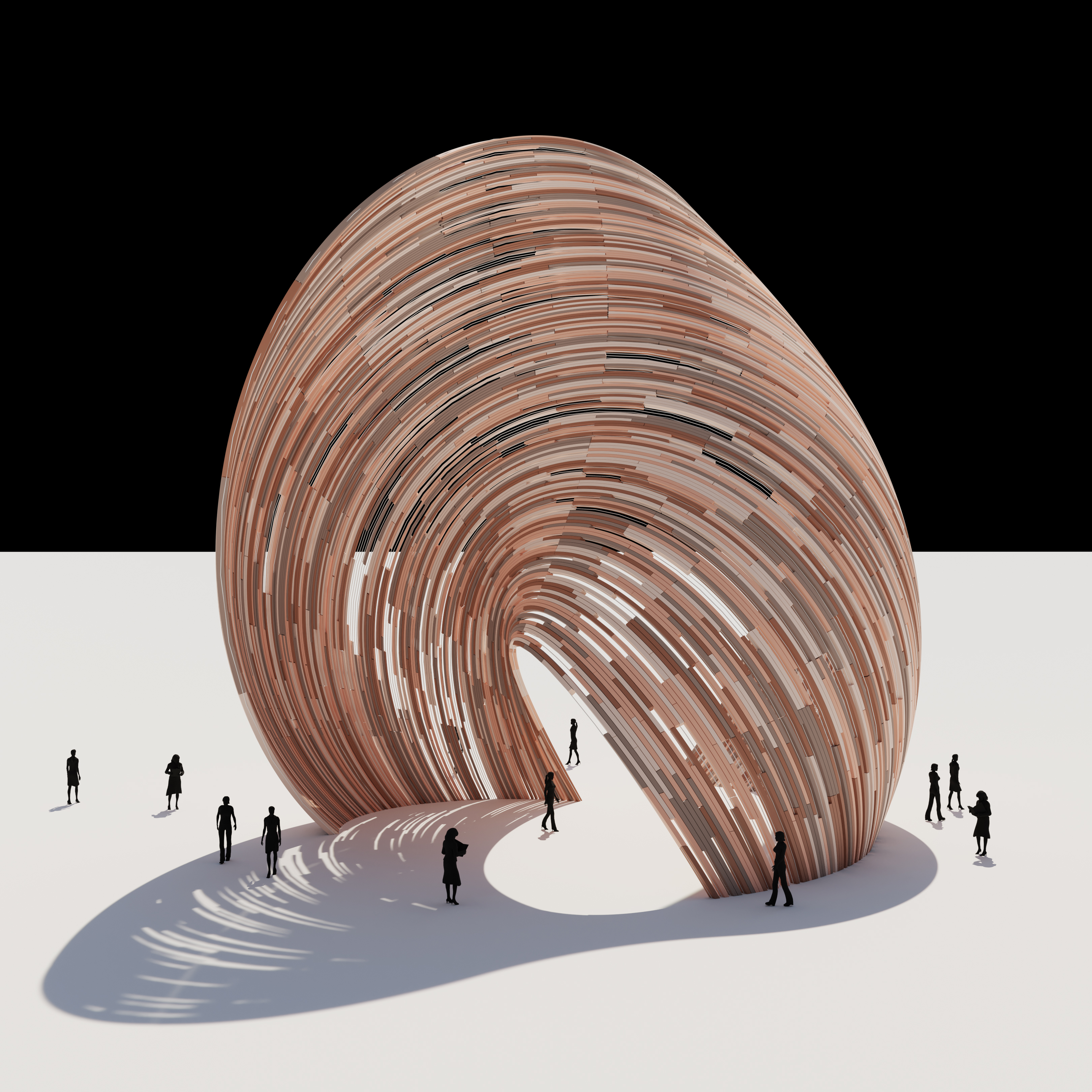 旋转弧形贝壳亭-18