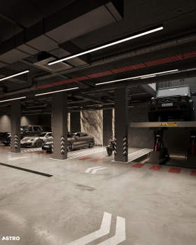 Basement Parking Design（地下室停车设计）丨沙特阿拉伯丨Astro Architects