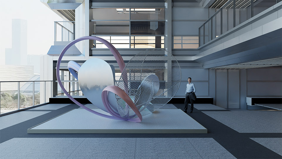 阿里巴巴全球总部访客中心艺术品丨中国杭州丨李令艺术工作室-91