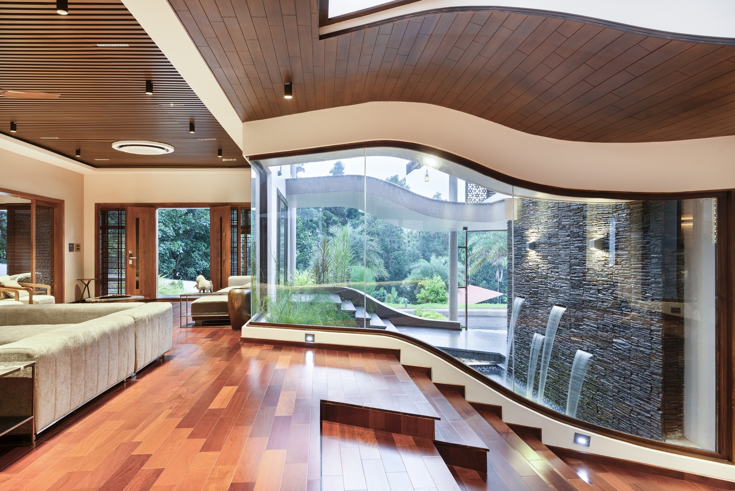 印度 Contour House · 与自然共生的现代庄园丨Archimatrix India Associates-24