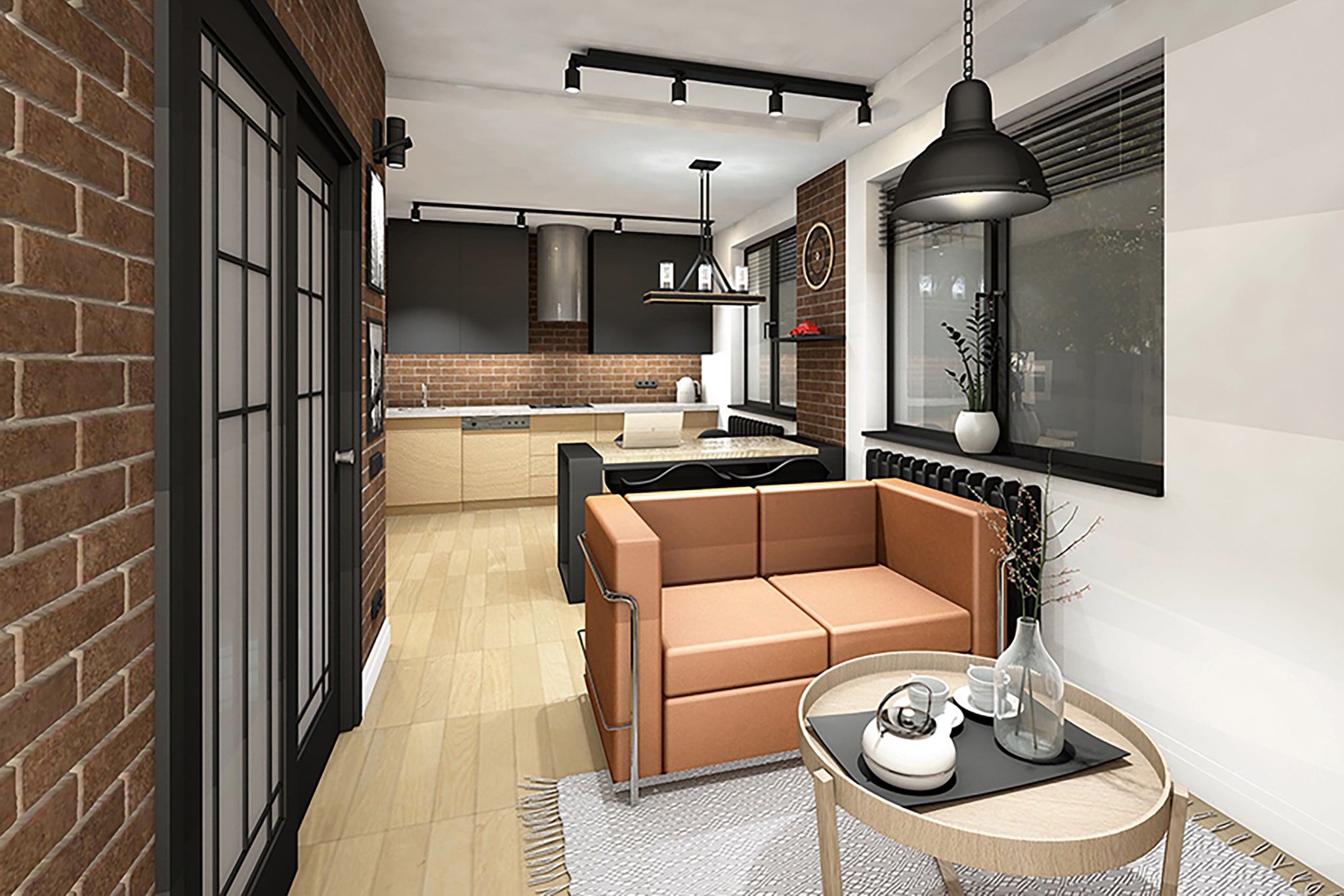 Loft in a small flat-0