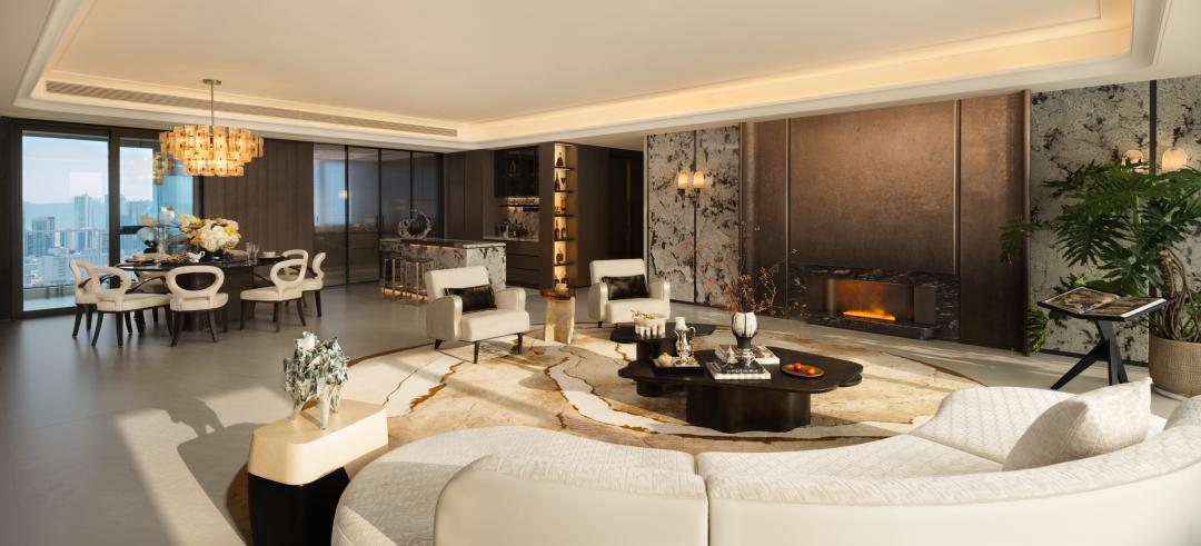 长沙中海阅湘台288㎡&253㎡样板间丨中国长沙丨硬装矩阵纵横,软装矩阵鸣翠MIX-19